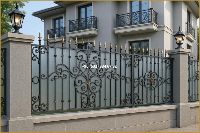 BAHÇE KORKULUKLARI-KORKULUK MODELLERİ-FERFORJE BAHÇE KORKULUĞU mod8317