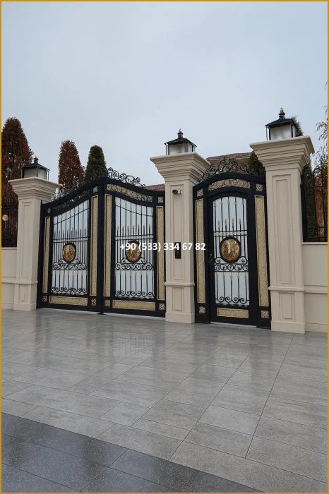 VİLLA KAPILARI-FERFORJE VİLLA KAPILAR-VİLLA GİRİŞ KAPILAR-BAHÇE KAPILARI-FERFORJE KAPILAR mod8556