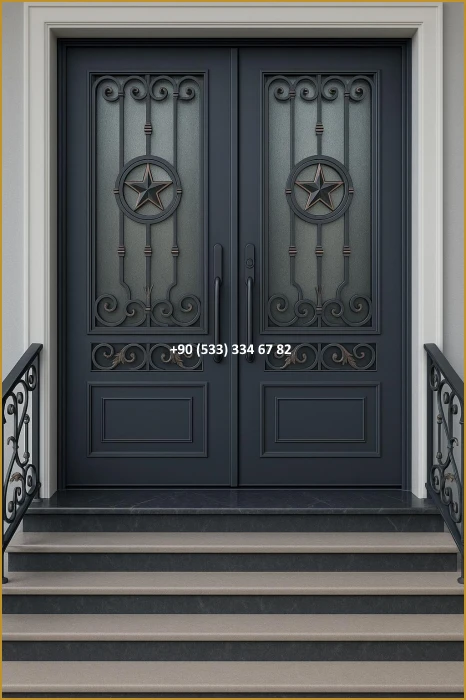 VİLLA KAPILARI-FERFORJE VİLLA KAPILAR-VİLLA GİRİŞ KAPILAR-BAHÇE KAPILARI-FERFORJE KAPILAR mod8370