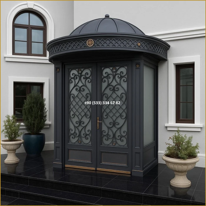 VİLLA KAPILARI-FERFORJE VİLLA KAPILAR-VİLLA GİRİŞ KAPILAR-BAHÇE KAPILARI-FERFORJE KAPILAR mod8374